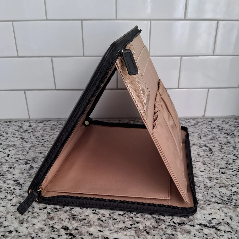 Levenger Levtex Portable Office Folio Brown